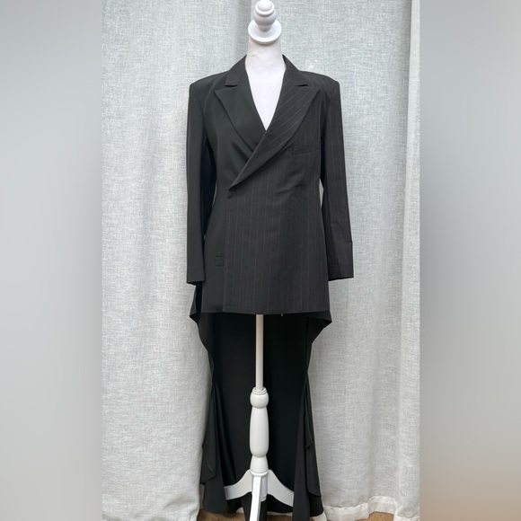 Yohji Yamamoto black swallowtail blazer - Picture 2 of 13